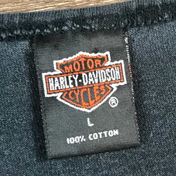 Harley-Davidson Motorcycles Columbia Missouri 1995 Vintage Wolf Pack Tank Top L - Picture 5 of 11